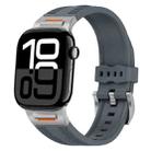 For Apple Watch 42mm / 41mm / 40mm / 38mm Trailblazer Woven Texture Silicone Watch Band(Grey) - 1