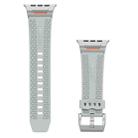 For Apple Watch 42mm / 41mm / 40mm / 38mm Trailblazer Woven Texture Silicone Watch Band(Cloudy Gray) - 2