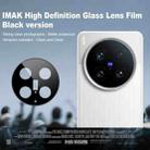 For vivo X200 Ultra imak Rear Camera Lens Glass Film Black Version - 2