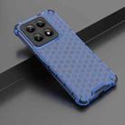 For Xiaomi 14T 5G Global Honeycomb Shockproof Phone Case(Blue) - 2