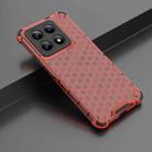 For Xiaomi 14T 5G Global Honeycomb Shockproof Phone Case(Red) - 2