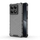 For Xiaomi 14T Pro 5G Global Honeycomb Shockproof Phone Case(Black) - 1