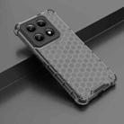 For Xiaomi 14T Pro 5G Global Honeycomb Shockproof Phone Case(Black) - 2