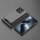 For Xiaomi 14T Pro 5G Global Honeycomb Shockproof Phone Case(Black) - 3