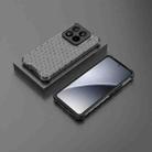 For Xiaomi 15 Pro 5G Honeycomb Shockproof Phone Case(Black) - 2