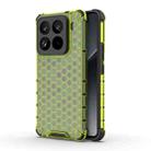 For Xiaomi 15 Pro 5G Honeycomb Shockproof Phone Case(Green) - 1