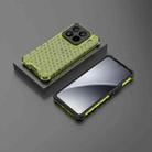 For Xiaomi 15 Pro 5G Honeycomb Shockproof Phone Case(Green) - 2