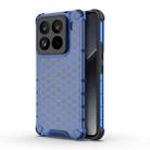 For Xiaomi 15 Pro 5G Honeycomb Shockproof Phone Case(Blue) - 1