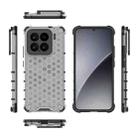 For Xiaomi 15 5G Honeycomb Shockproof Phone Case(White) - 3