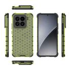 For Xiaomi 15 5G Honeycomb Shockproof Phone Case(Green) - 3
