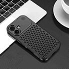 For iPhone 16 Plus R-JUST RJ58 Aromatherapy Metal Cooling Phone Case(Black) - 1