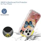 For iPhone 16 Pro Max Small Fresh Sticker PC + TPU Shockproof Phone Case(Butterfly) - 2