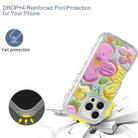 For iPhone 16 Pro Small Fresh Sticker PC + TPU Shockproof Phone Case(Colorful Flowers) - 2