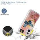 For iPhone 16 Small Fresh Sticker PC + TPU Shockproof Phone Case(Butterfly) - 2