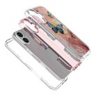 For iPhone 16 Small Fresh Sticker PC + TPU Shockproof Phone Case(Butterfly) - 3