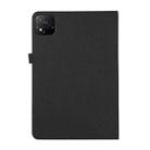 For Infinix Xpad Cloth Texture Horizontal Flip PU + TPU Tablet Case(Black) - 3