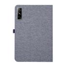 For Infinix Xpad GT 13 Fabric Texture Horizontal Flip Leather Tablet Case(Deep Blue) - 3