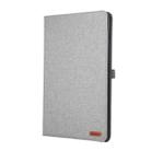 For Infinix Xpad GT 13 Fabric Texture Horizontal Flip Leather Tablet Case(Gray) - 2