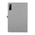 For Infinix Xpad GT 13 Fabric Texture Horizontal Flip Leather Tablet Case(Gray) - 3