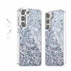 For Samsung Galaxy S23+ 5G Epoxy Glitter MagSafe Magnetic TPU Phone Case(White) - 1