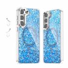 For Samsung Galaxy S23+ 5G Epoxy Glitter MagSafe Magnetic TPU Phone Case(Blue) - 1