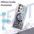 For Samsung Galaxy S23 Ultra 5G Epoxy Glitter MagSafe Magnetic TPU Phone Case(White) - 3