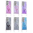 For Samsung Galaxy S23 Ultra 5G Epoxy Glitter MagSafe Magnetic TPU Phone Case(Plum Red) - 2