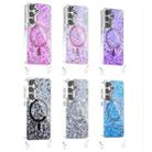 For Samsung Galaxy S24 5G Epoxy Glitter MagSafe Magnetic TPU Phone Case(Blue) - 2