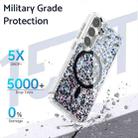 For Samsung Galaxy S24 5G Epoxy Glitter MagSafe Magnetic TPU Phone Case(Blue) - 3