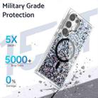 For Samsung Galaxy S24 Ultra 5G Epoxy Glitter MagSafe Magnetic TPU Phone Case(Black) - 3