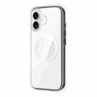 For iPhone 16 TGVIS Vigor Series MagSafe Full Body Airbag Design Phone Case(Black) - 1