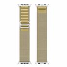 For Apple Watch 46mm / 49mm / 45mm / 44mm DUX DUCIS GS Series Nylon Loop Watch Band(Tan) - 2