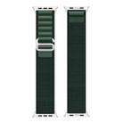 For Apple Watch 46mm / 49mm / 45mm / 44mm DUX DUCIS GS Series Nylon Loop Watch Band(Dark Green) - 2