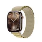 For Apple Watch 42mm / 41mm / 40mm / 38mm DUX DUCIS GS Series Nylon Loop Watch Band(Tan) - 1