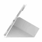For iPad Air 13 2024 Baseus Minimalist Series Y-shaped Tri-fold Magnetic Leather Tablet Case(Grey) - 2