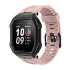 For Huami Amazfit Ares 1908 Silicone Watch Band(Pink) - 1