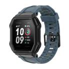 For Huami Amazfit Ares 1908 Silicone Watch Band(Rock Cyan) - 1