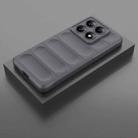 For Xiaomi 14T Pro 5G Global Magic Shield TPU + Flannel Phone Case(Dark Grey) - 2