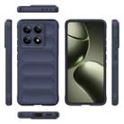 For Xiaomi 14T 5G Global Magic Shield TPU + Flannel Phone Case(Dark Blue) - 3