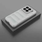 For Xiaomi 15 5G Magic Shield TPU + Flannel Phone Case(Grey) - 2
