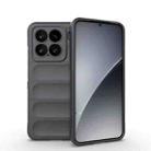 For Xiaomi 15 5G Magic Shield TPU + Flannel Phone Case(Dark Grey) - 1
