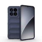 For Xiaomi 15 5G Magic Shield TPU + Flannel Phone Case(Dark Blue) - 1
