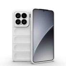 For Xiaomi 15 5G Magic Shield TPU + Flannel Phone Case(White) - 1