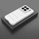For Xiaomi 15 5G Magic Shield TPU + Flannel Phone Case(White) - 2