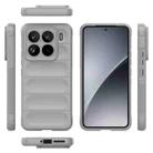 For Xiaomi 15 Pro 5G Magic Shield TPU + Flannel Phone Case(Grey) - 3