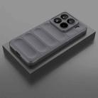 For Xiaomi 15 Pro 5G Magic Shield TPU + Flannel Phone Case(Dark Grey) - 2