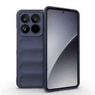 For Xiaomi 15 Pro 5G Magic Shield TPU + Flannel Phone Case(Dark Blue) - 1