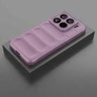 For Xiaomi 15 Pro 5G Magic Shield TPU + Flannel Phone Case(Purple) - 2