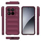For Xiaomi 15 Pro 5G Magic Shield TPU + Flannel Phone Case(Wine Red) - 3