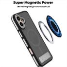 For iPhone 16 Plus Dual-Color Skin Feel Magsafe Phone Case with Holder(Grey) - 3